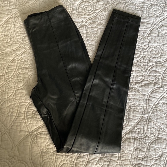 Lysse Faux Leather Skinny Legging Pants XS - Picture 4 of 7
